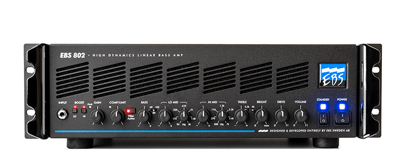 EBS 802 High Dynamics Linear Bass Amplifier - EBS Professional 