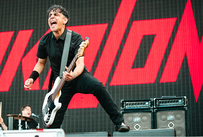 EBS on stage with 36 bands at Sweden Rock!